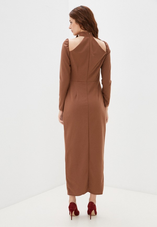 Платье Lipinskaya-Brand цвет коричневый  Фото 3