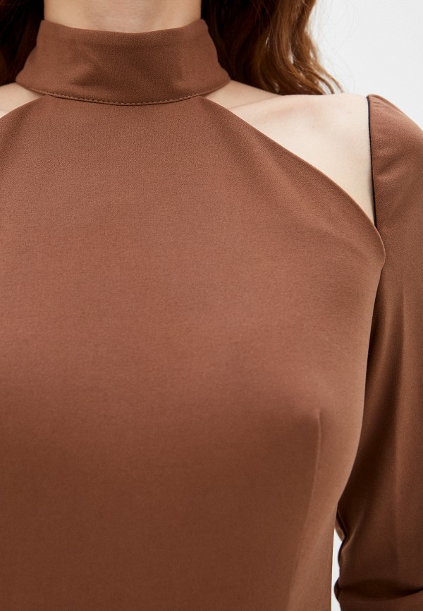 Платье Lipinskaya-Brand цвет коричневый  Фото 4