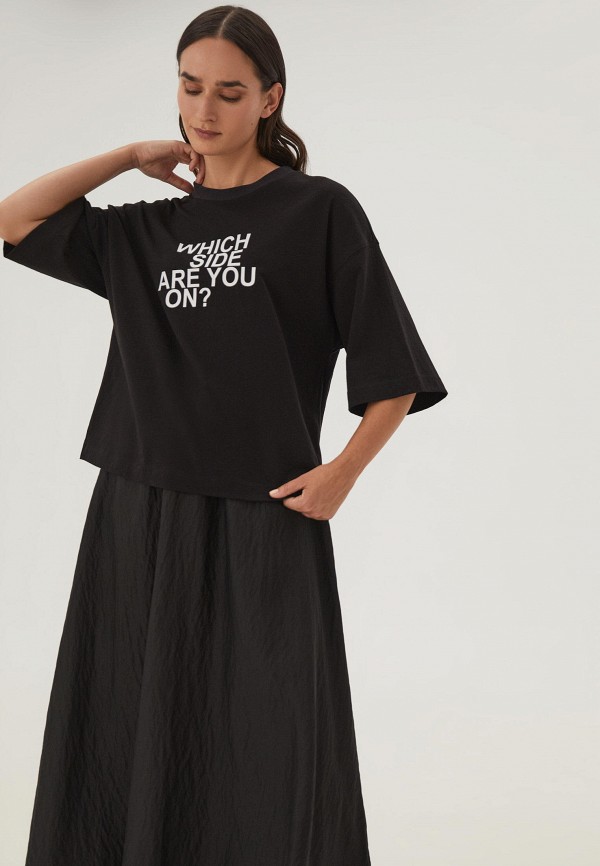 

Футболка Zarina, Черный, LIMITED COLLECTION