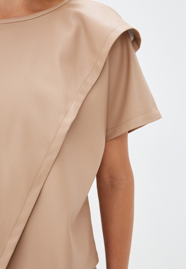 Блуза Agenda бежевый, размер 48, фото 4