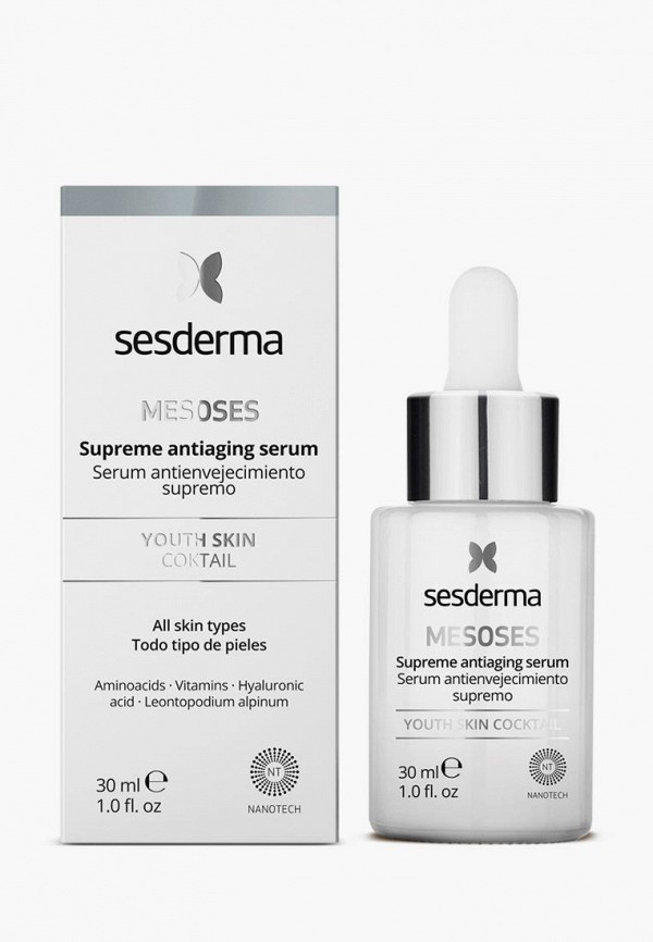 

Сыворотка для лица Sesderma, Белый, омолаживающая MESOSES, 30 мл