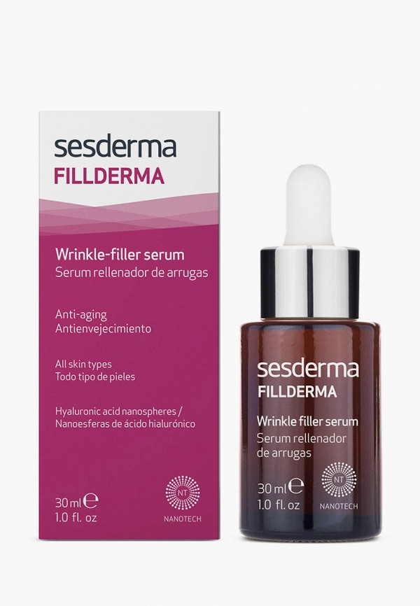 

Сыворотка для лица Sesderma, Прозрачный, для заполнения всех типов морщин FILLDERMA, 30 мл