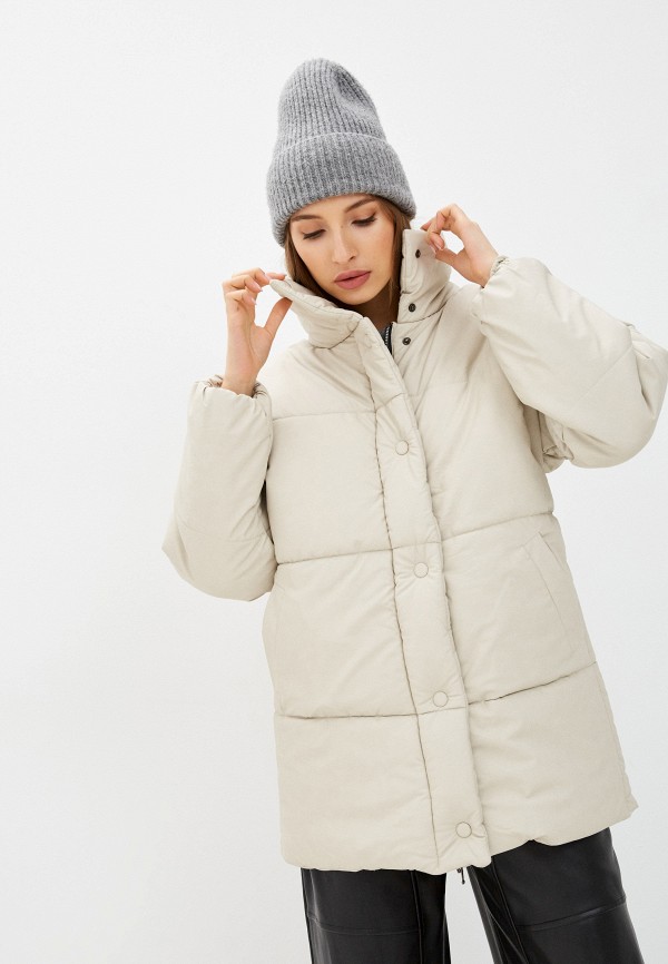 

Куртка кожаная Fresh Cotton, Бежевый