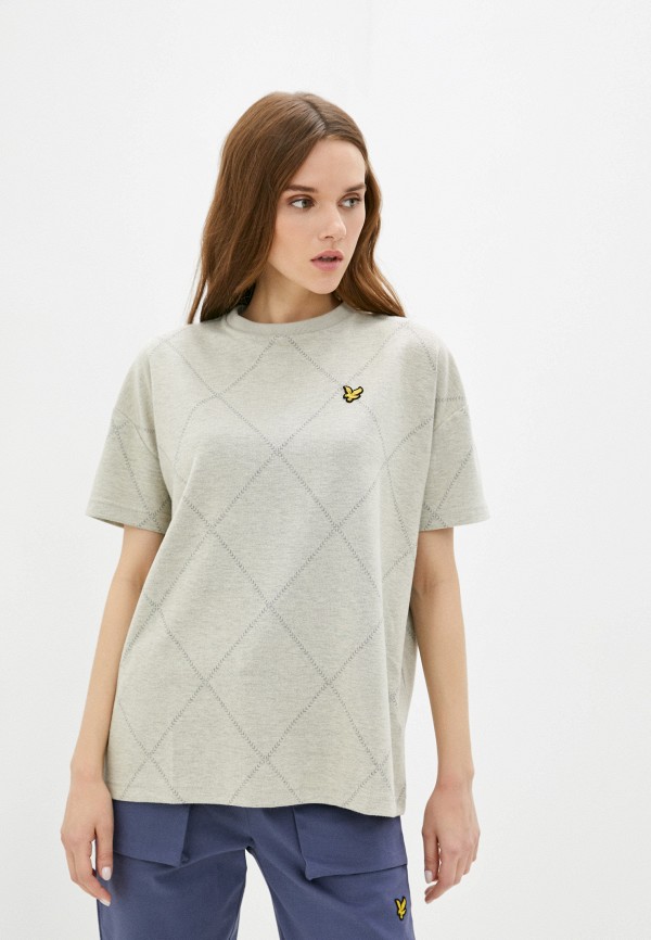 

Джемпер Lyle & Scott, Бежевый, Brushed Argyle T-shirt