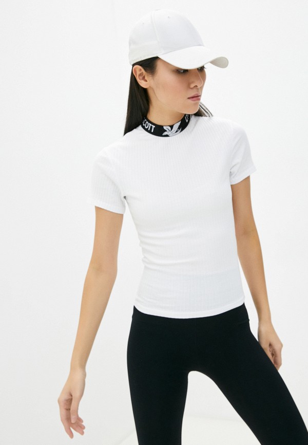 

Футболка Lyle & Scott, Белый, Branded Collar T-shirt