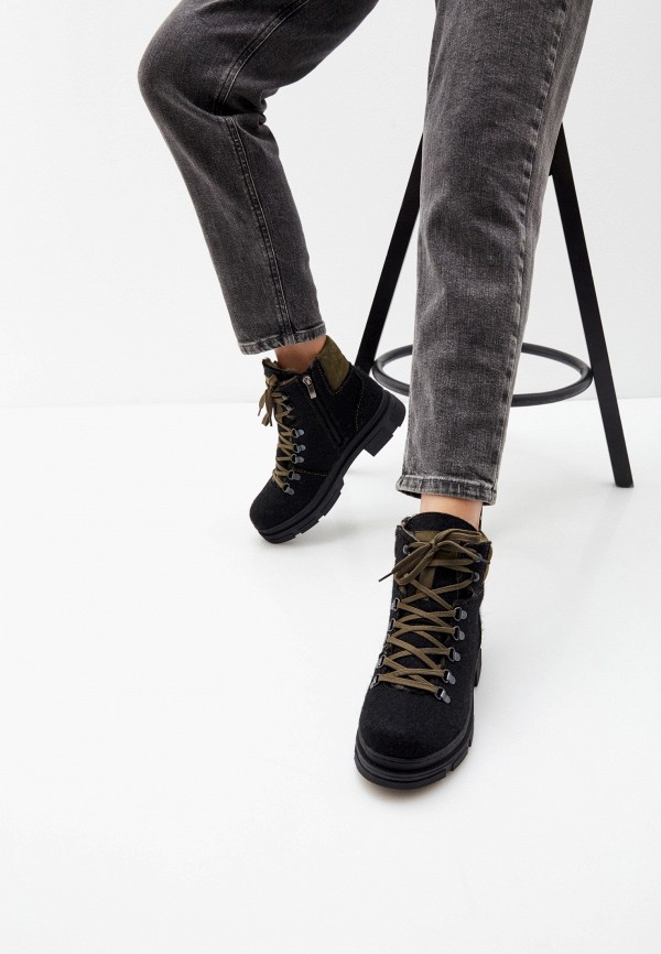 Ботинки Makfly черный, размер 37, фото 7