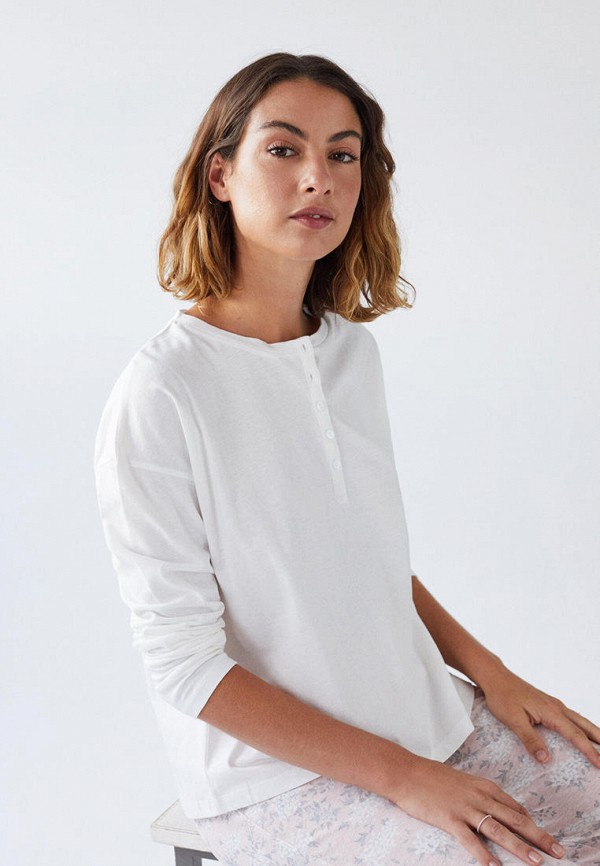 

Лонгслив домашний women'secret, Белый, women'secret MP002XW09L5E