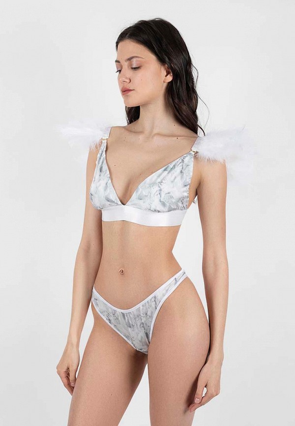 

Бюстгальтер и трусы La Musa, Белый, Marble Lingerie