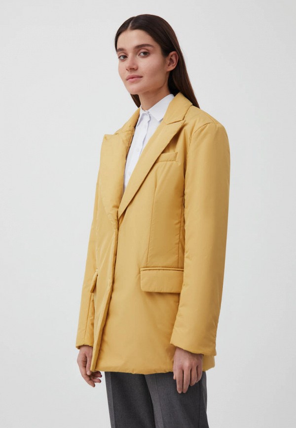 Куртка утепленная Finn Flare цвет желтый  Фото 4