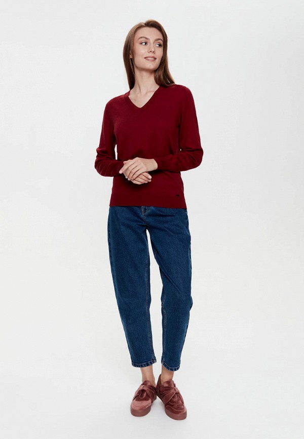 Пуловер Conte elegant цвет бордовый  Фото 2