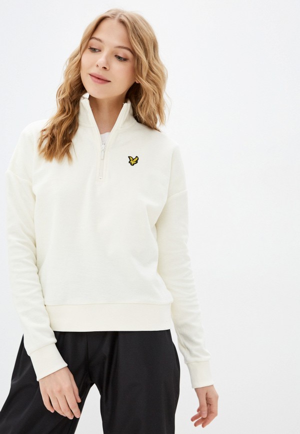 

Олимпийка Lyle & Scott, Бежевый, Soft Touch Brushed 1/4 Zip Sweatshirt