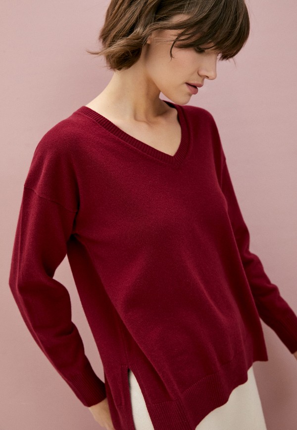 Пуловер Falconeri цвет бордовый  Фото 2