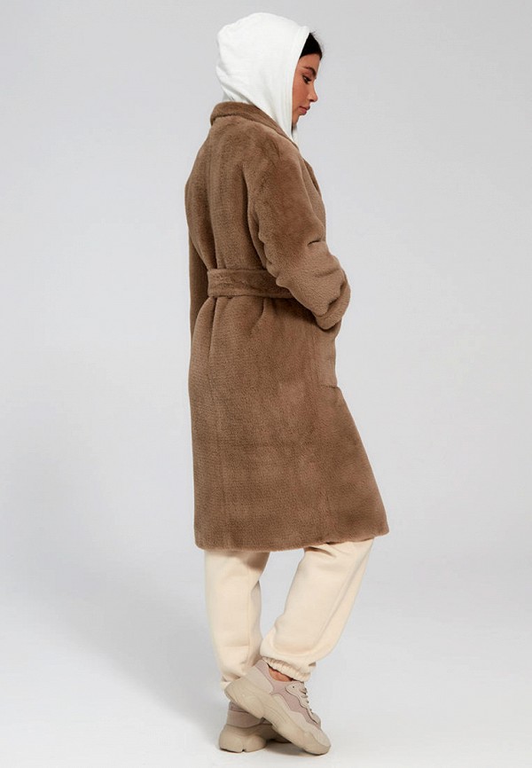 Пальто Marco Bonne` цвет коричневый  Фото 3