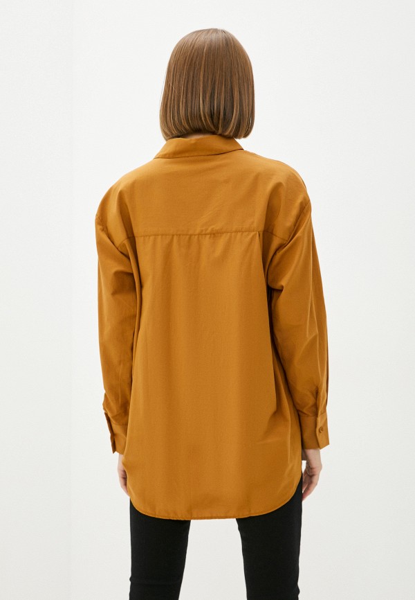 Рубашка Trendyol цвет коричневый  Фото 3