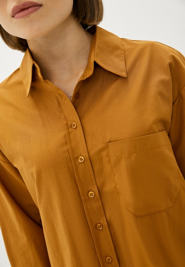 Рубашка Trendyol цвет коричневый  Фото 4