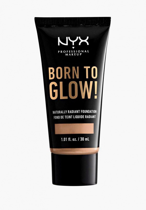 

Тональное средство Nyx Professional Makeup, Черный, BORN TO GLOW NATURAL