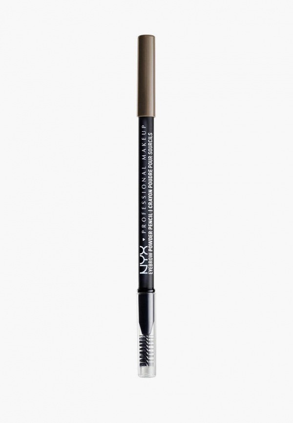 

Карандаш для бровей Nyx Professional Makeup, Черный, EYEBROW POWDER PENCIL ASH BROWN