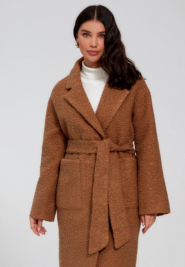 Пальто Marco Bonne` цвет коричневый  Фото 2
