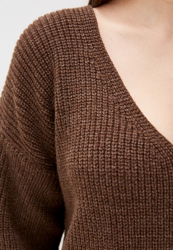 Пуловер Iglena цвет коричневый  Фото 4
