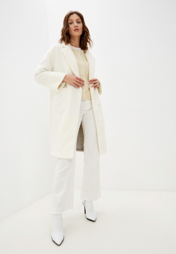 Пальто Marco Bonne` цвет белый  Фото 2