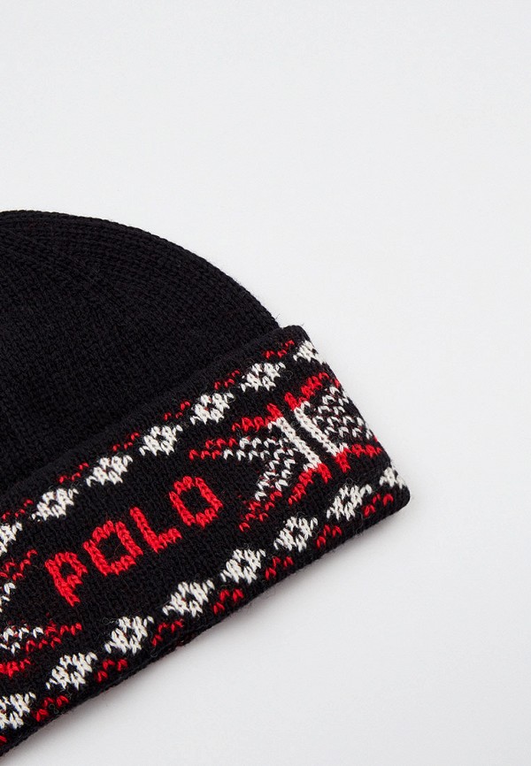 Шапка Polo Ralph Lauren цвет черный  Фото 3