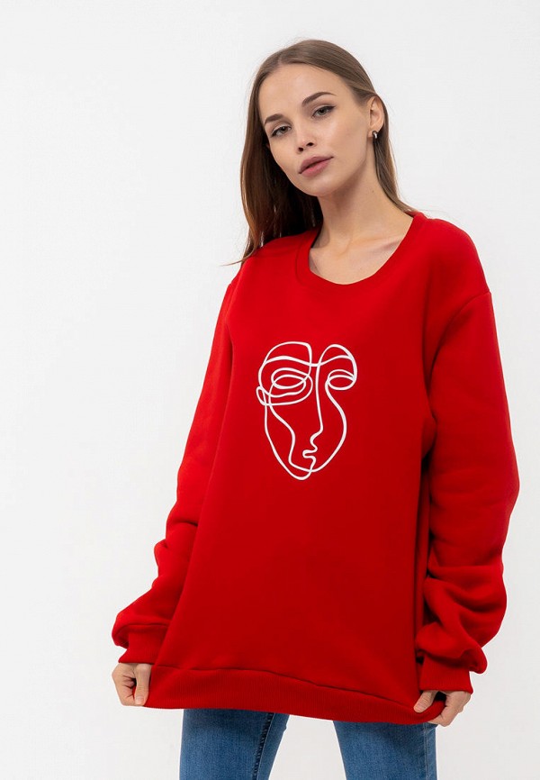 

Свитшот DimsWear, Красный, с начесом