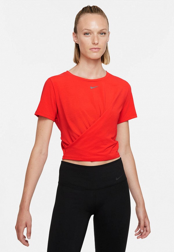 

Футболка спортивная Nike, Красный, W NK ONE LUXE DF SS STD TW TP