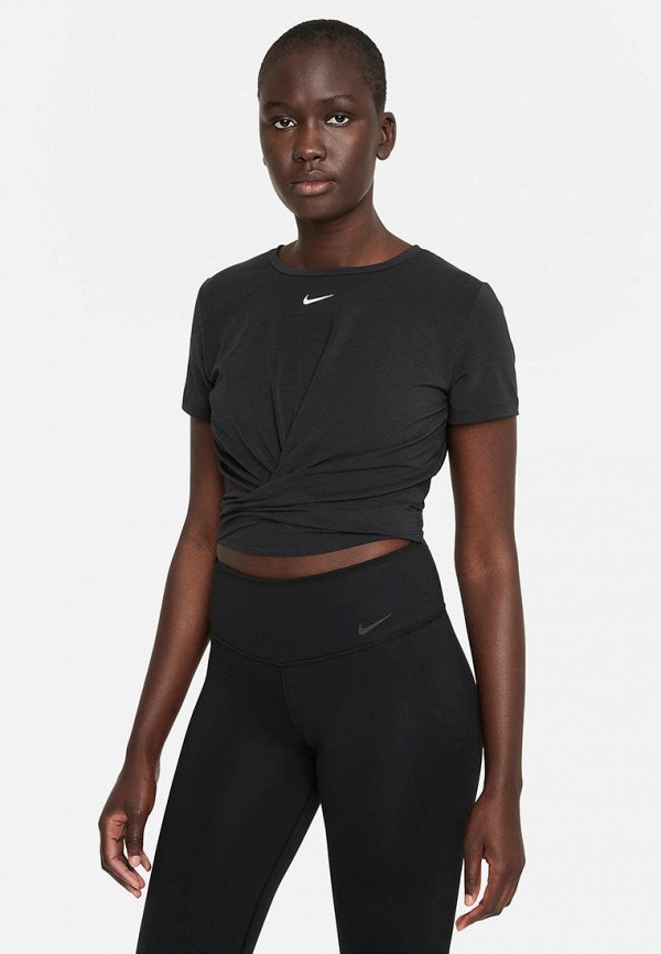 

Футболка спортивная Nike, Черный, W NK ONE LUXE DF SS STD TW TP