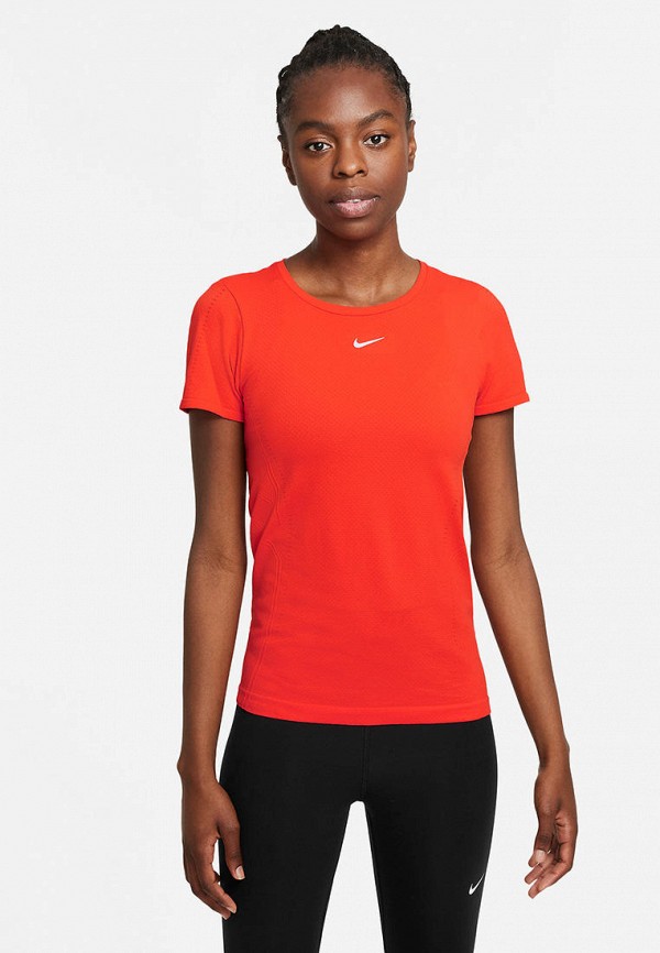 

Футболка спортивная Nike, Красный, W NK DFADV AURA SLIM SS TOP