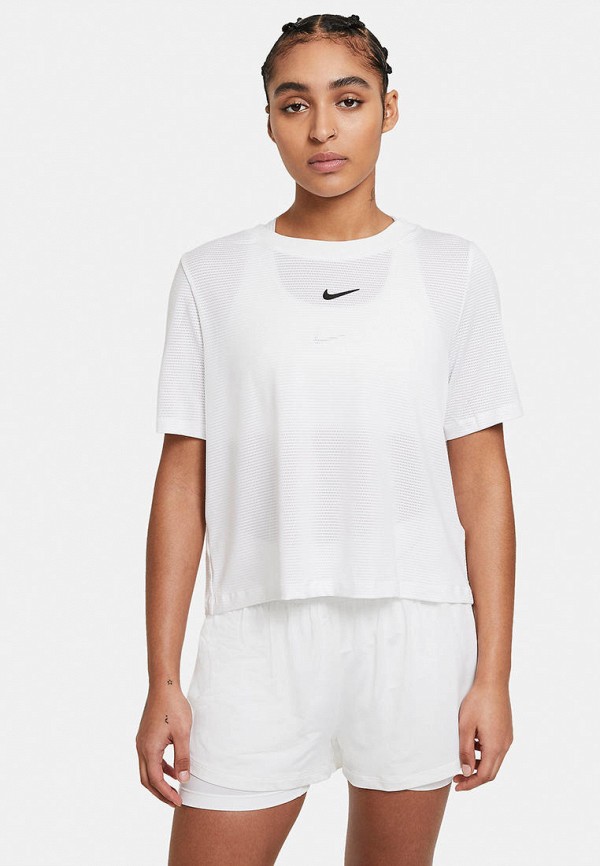 

Футболка спортивная Nike, Белый, W NKCT DF ADVTG TOP SS