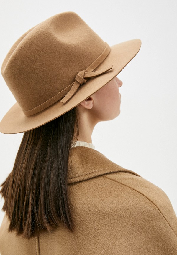 Шляпа Falconeri цвет коричневый  Фото 5