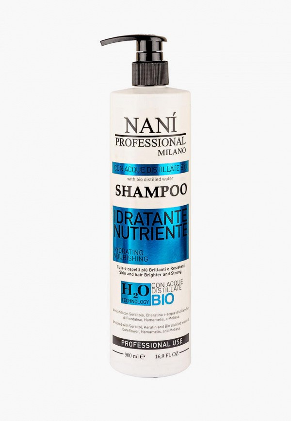 

Шампунь Nani Professional, Белый, Hydrating & Nourishing, 500 мл