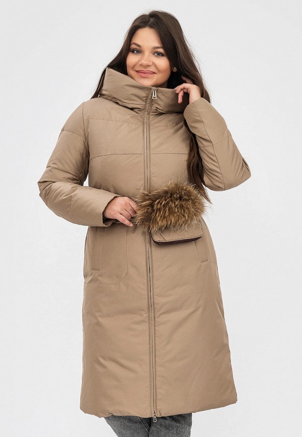 

Куртка утепленная Clasna, Бежевый, Clasna MP002XW0A6NQ