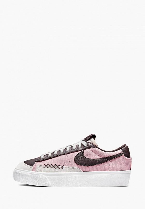 

Кеды Nike, Розовый, WMNS NIKE BLAZER LOW PLATFORM