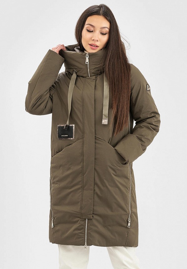 

Куртка утепленная Clasna, Хаки, Clasna MP002XW0A8IZ