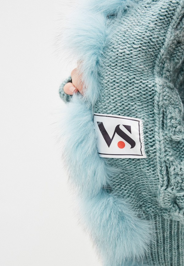 Кардиган V.S бирюзовый, размер 52, фото 4