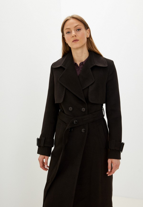 Пальто Theone by Svetlana Ermak цвет коричневый  Фото 2