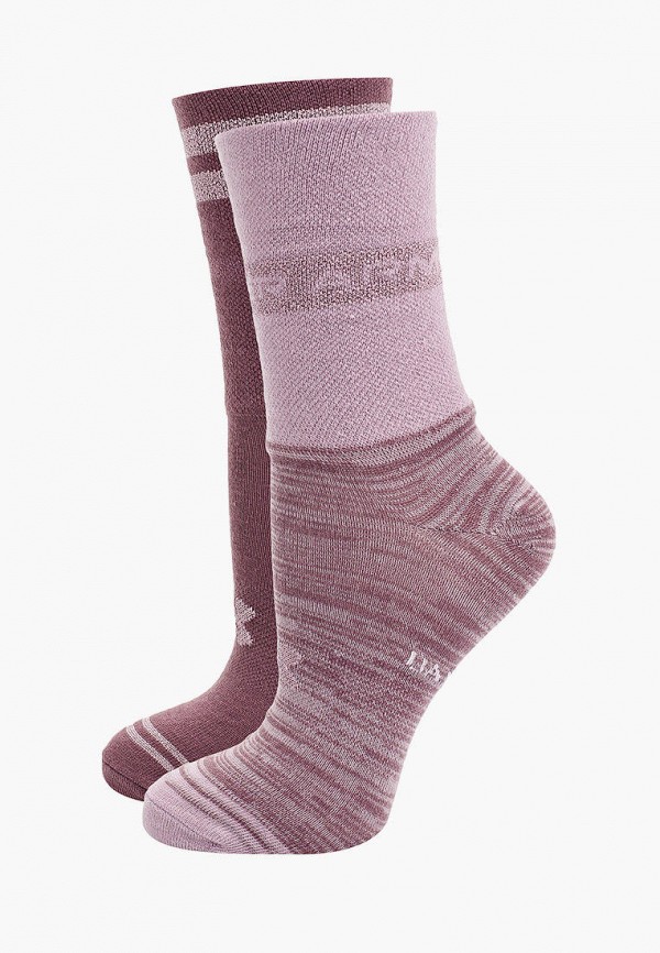 

Носки 2 пары Under Armour, Розовый, UA Essential Hi Lo 2Pk