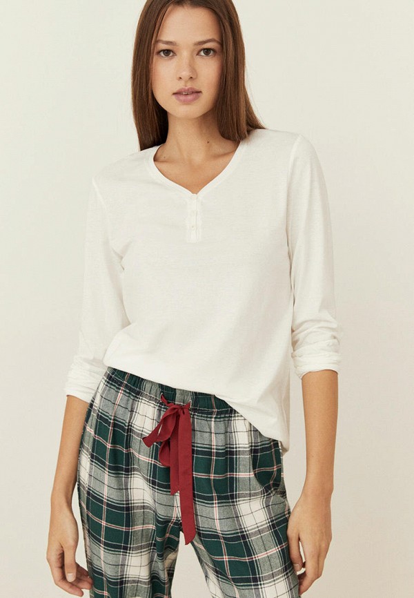 

Лонгслив домашний women'secret, Белый, women'secret MP002XW0AH2C