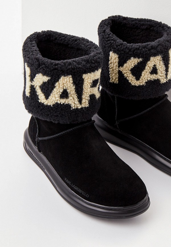 Полусапоги Karl Lagerfeld цвет черный  Фото 5