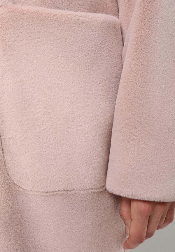 Шуба Alef розовый, размер 52, фото 6