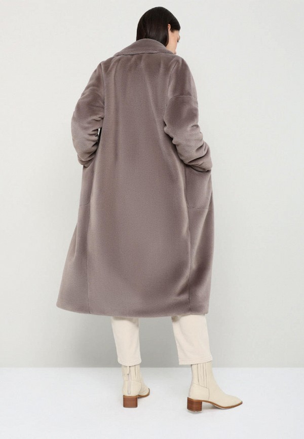 Шуба Alef коричневый, размер 50, фото 3