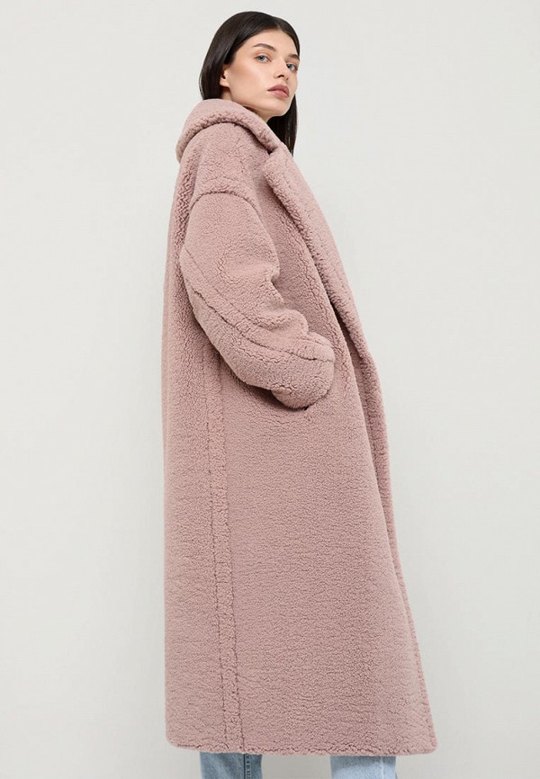 Шуба Alef розовый, размер 40, фото 2