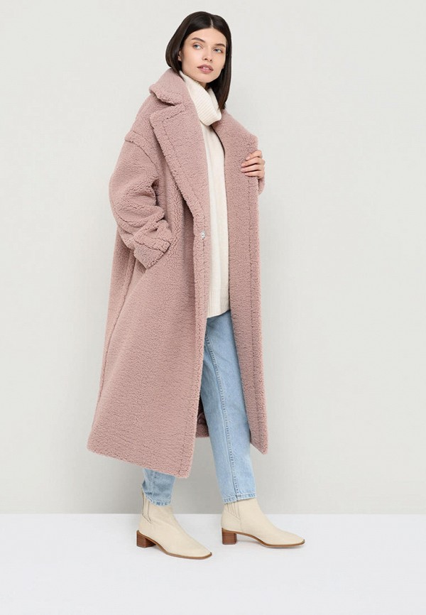 Шуба Alef розовый, размер 40, фото 5