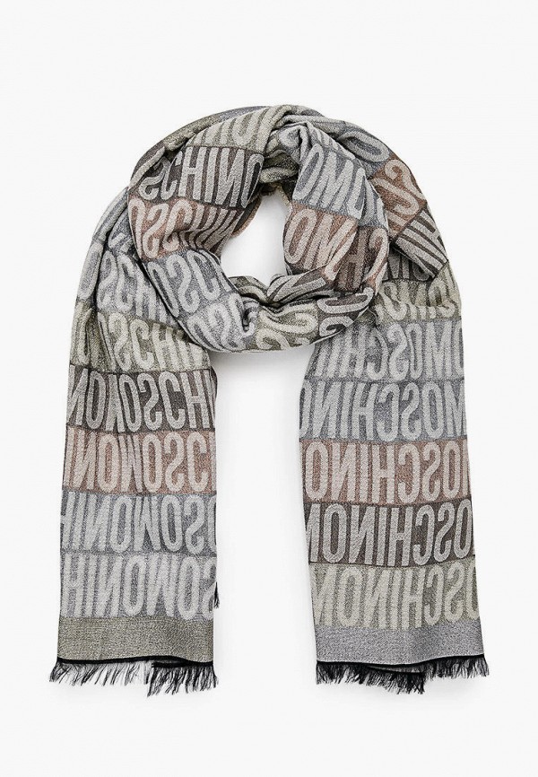 

Палантин Moschino, Серый