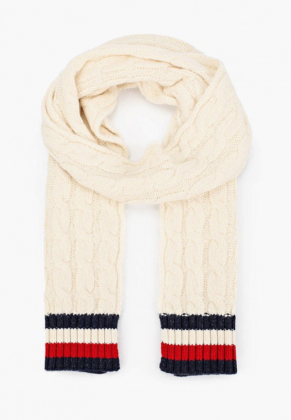 

Шарф Tommy Hilfiger, Белый, CABLE KNIT SCARF