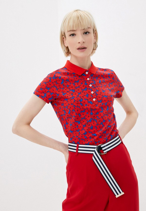 

Поло Tommy Hilfiger, Красный, Tommy Hilfiger MP002XW0AJ6I