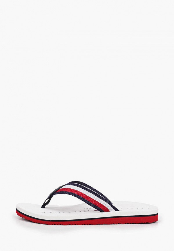 

Сланцы Tommy Hilfiger, Разноцветный, TOMMY RIBBON FLAT BEACH SANDAL