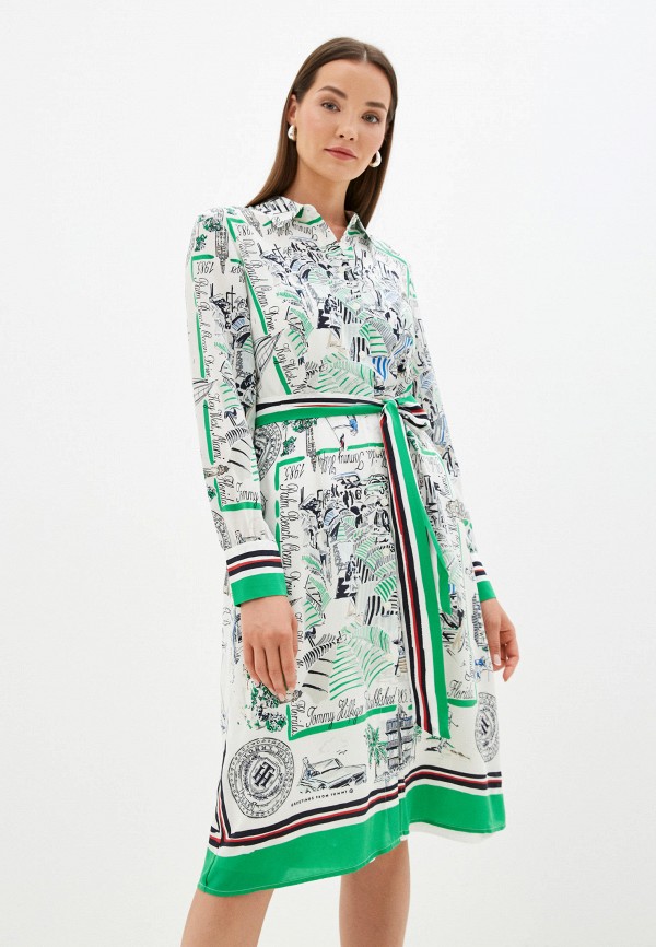 

Платье Tommy Hilfiger, Белый, Tommy Hilfiger MP002XW0AJW6