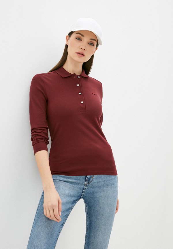 

Поло Lacoste, Бордовый